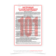 Плакат «Инструкция пожарной безопасности на складе» на котором в доступной и наглядной форме размещены основные положения, правила и рекомендации по предотвращению пожаров и действий в случае возникновения пожарной ситуации.