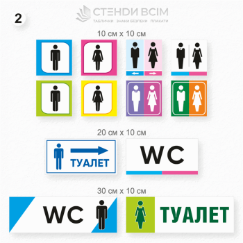 Таблички для туалета с обозначением «WC» используются для указания местоположения санитарных комнат, туалетов или туалетов в общественных и частных помещениях и помогают людям легко найти туалетные помещения.