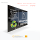 Наклейка «Загальні відходи» призначена для маркування сміттєвих контейнерів та урн, у які викидаються побутові, змішані або немарковані відходи.