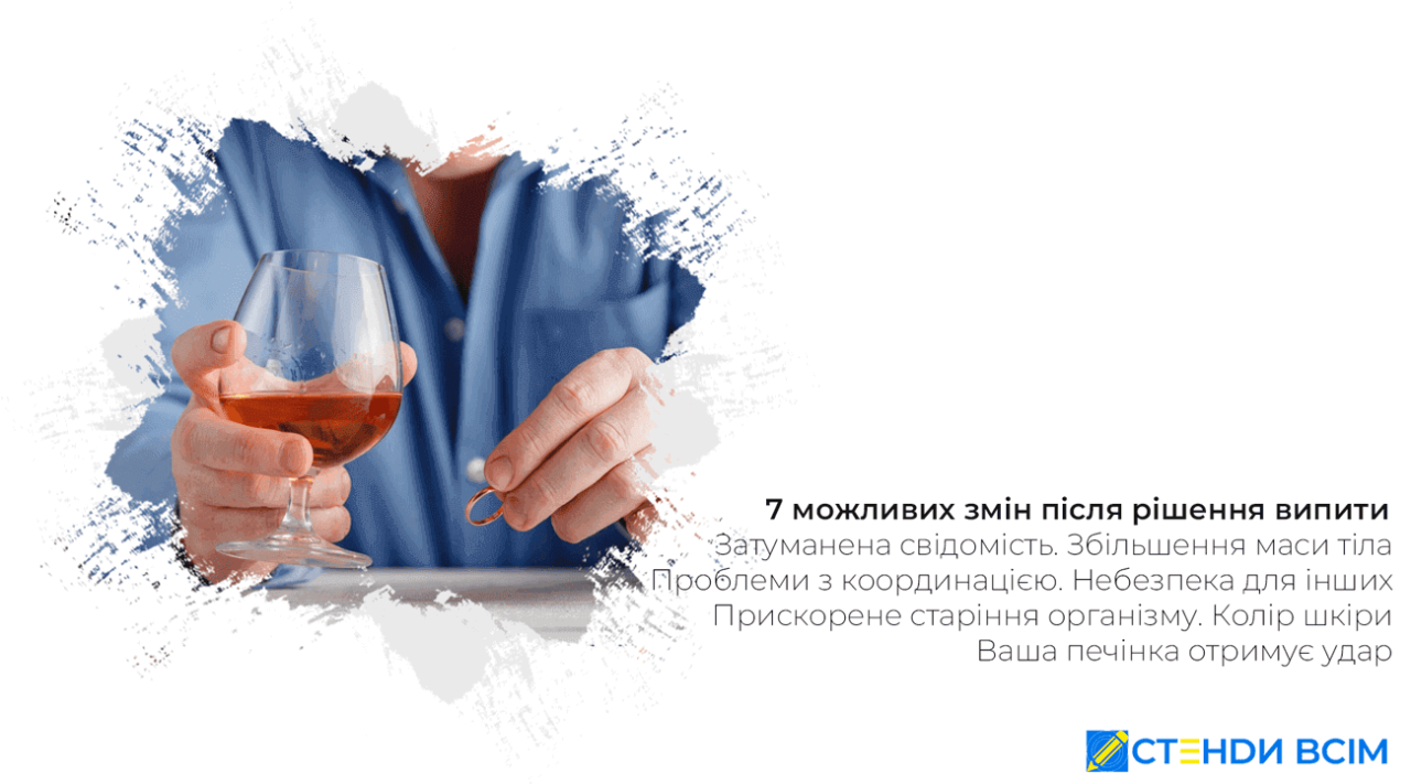 7 можливих змін після рішення випити