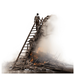 «Пожежна драбина - цікаві факти з історії» у Нью-Йорку, під час Другої світової війни.