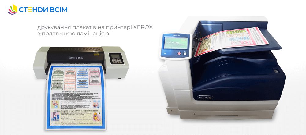Друкування плакатів з охорони праці