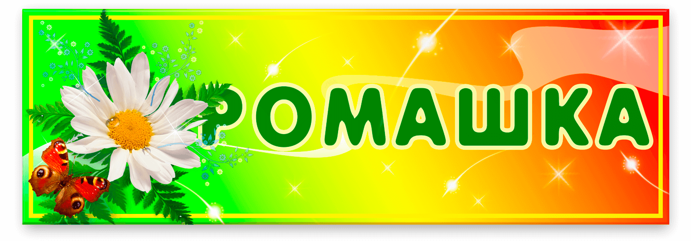 Табличка для групи Ромашка